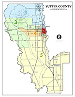 Supervisorial District Map Sutter County