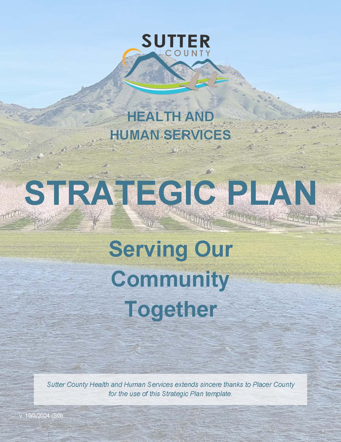 Sutter County Health and Human Services Strategic Plan Cover Image