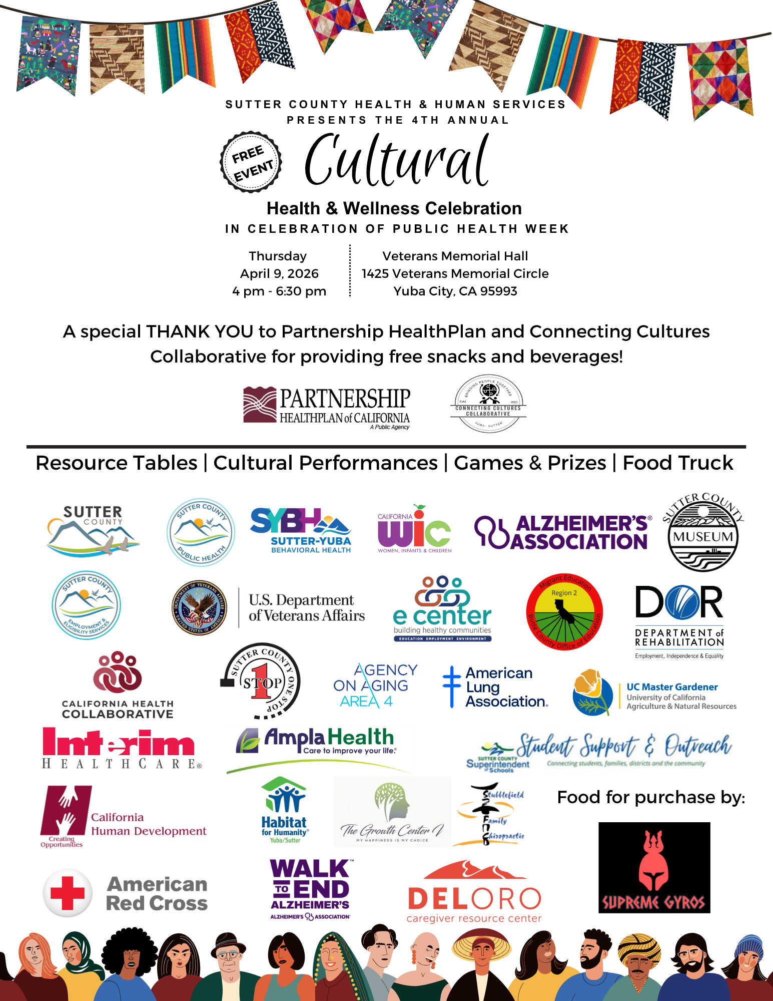 Cultural Health and Wellness Vendor Flyer