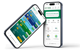 Mobile smart phones with one leaning on the other.